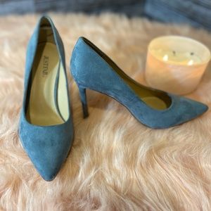 Just Fab Lyssa Classic Pump Slate Blue